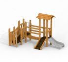 Smart Uvala  wooden playhouse with slide